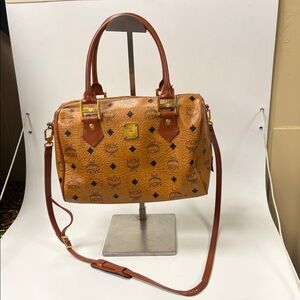 MCM Boston Visetos Bag